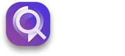 Logo of NumberTrackerPro app with a purple theme and magnifying glass icon.