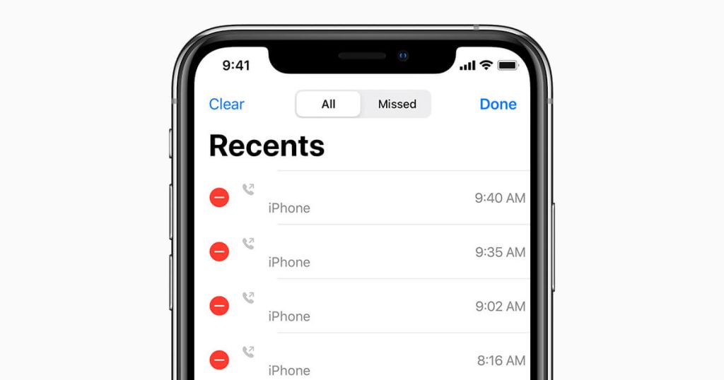 View Call History on iPhone