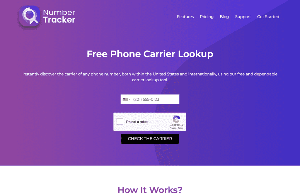 service provider by phone number