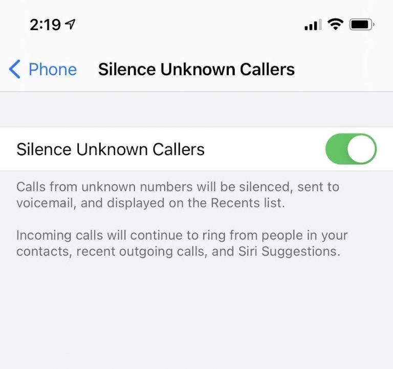 Unknown Caller