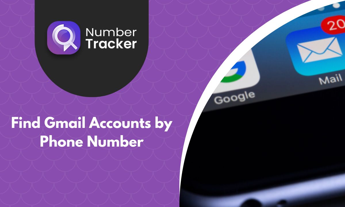 find gmail account using number
